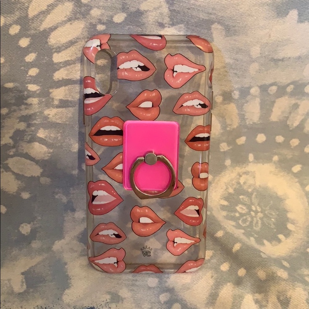 Velvet caviar iPhone Case with ring holder